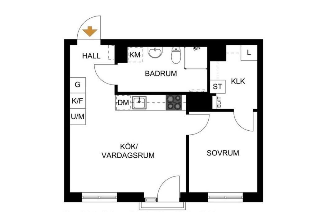 Апартаменты Modern Elegance I Hagastaden Стокгольм Экстерьер фото
